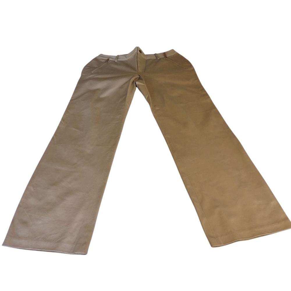 Lauren Ralph Lauren Women's dress Dress Pants Light Brown Cotton Blend Size 12 - Picture 3 of 6